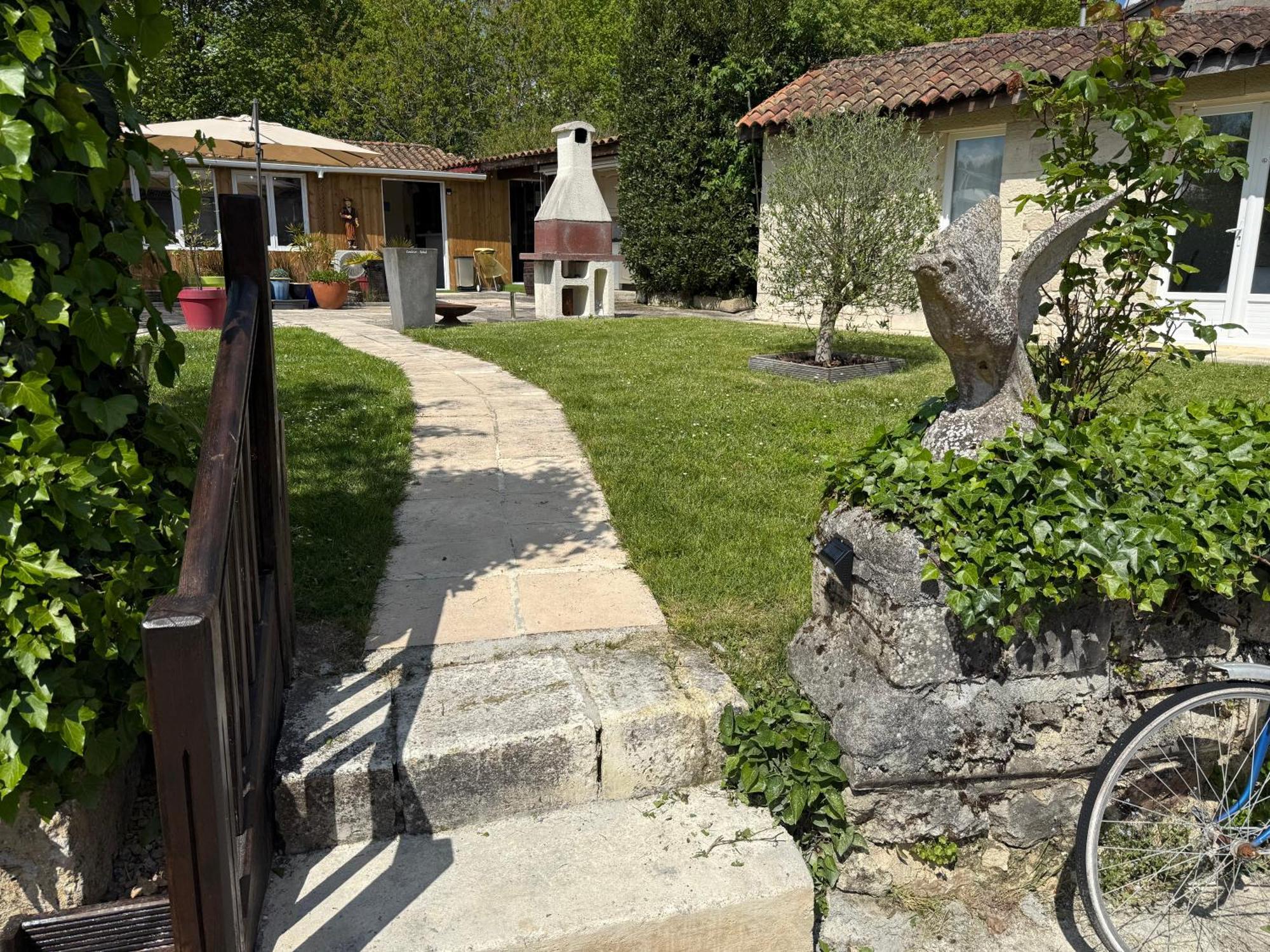 Chambre D'Hotes Naturiste Le Jardin Des Hirondelles Blanzaguet-Saint-Cybard Exteriér fotografie